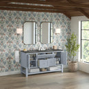 James Martin Breckenridge 60" Double Bathroom Vanity, Serenity Blue