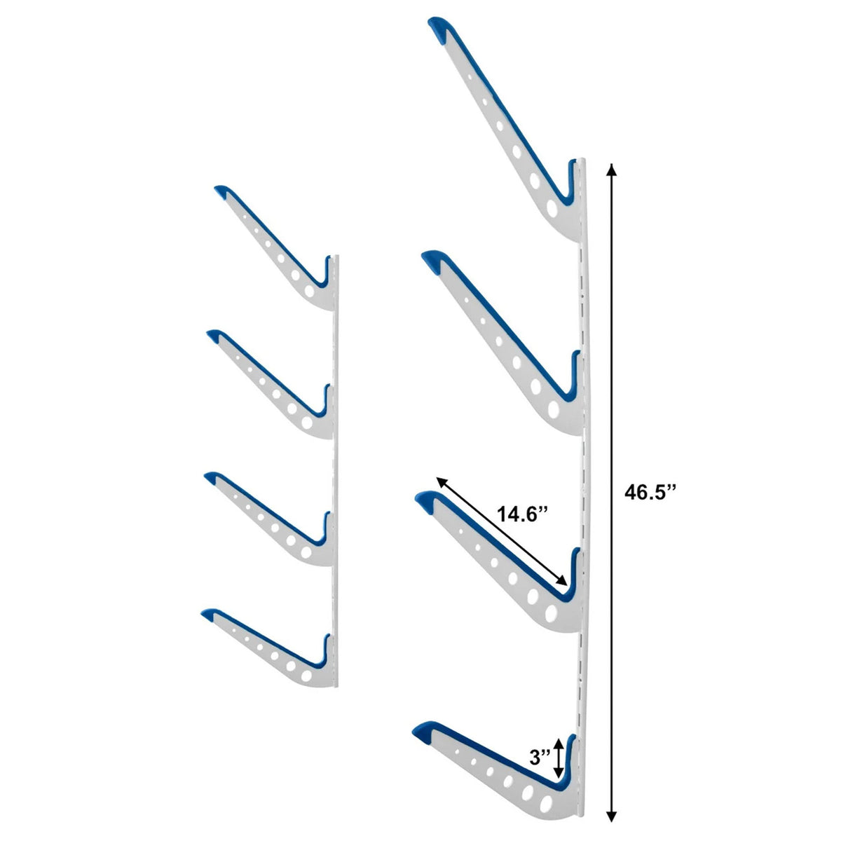 Beach Chair & Gear Storage | Adjustable XSR | 4 Levels, dimensions drawing