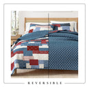 Americana Patchwork Quilt Set - Lowel Collection by Great Bay Home