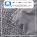 100% Cotton Honeycomb Waffle Garment Washed Quilt Set - Genevieve Collection by Great Bay Home