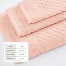 Cotton Diamond Waffle Weave Bath Towel Set - Grayson Collection by Great Bay Home