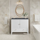 James Martin Myrrin 36" Single Bathroom Vanity, Bright White