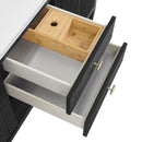 James Martin Myrrin 72" Double Bathroom Vanity, Carbon Oak