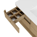 James Martin Allamari 48" Floating Single Bathroom Vanity, Dune Mist