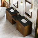 James Martin Bellshire 96" Double Bathroom Vanity, Honey Oak