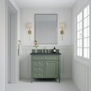 James Martin Brittany 36" Single Bathroom Vanity, Smokey Celadon