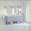 James Martin Breckenridge 72" Double Bathroom Vanity, Serenity Blue