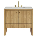James Martin Hudson 36" Single Bathroom Vanity, Light Natural Oak