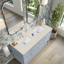 James Martin Breckenridge 60" Double Bathroom Vanity, Serenity Blue