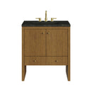 James Martin Hudson 30" Single Bathroom Vanity, Honey Oak
