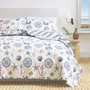 Azure Collection Coastal Quilt Set by Great Bay Home
