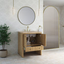 James Martin Hudson 30" Single Bathroom Vanity, Light Natural Oak