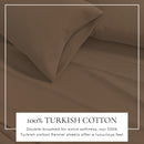 Cotton Solid Flannel Sheet - Nordic Collection by Great Bay Home
