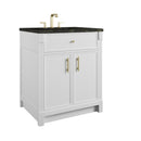 James Martin Bellshire 30" Single Bathroom Vanity, Bright White