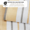 Decorative Cotton Stripe Bath Towel Set - Noelle Collection by Great Bay Home