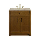 James Martin Bellshire 30" Single Bathroom Vanity, Honey Oak