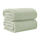 Cotton Diamond Waffle Weave Bath Towel Set - Grayson Collection by Great Bay Home