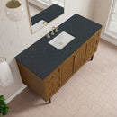 James Martin Laurent 60" Dual Mount Single Bathroom Vanity, Honey Oak