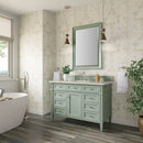 James Martin Brittany 48" Single Bathroom Vanity, Sage Green