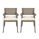 Helen Outdoor Acacia Wood Dining Chair by HouseOfZazla