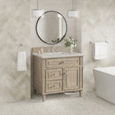 James Martin Lorelai 36" Single Bathroom Vanity, Whitewashed Oak