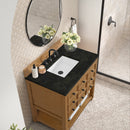 James Martin Malibu 36" Single Bathroom Vanity, Amber Birch