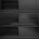 Black 4x12 Polished Ceramic Subway Tile (34 pack, 10.4 sq ft/case)