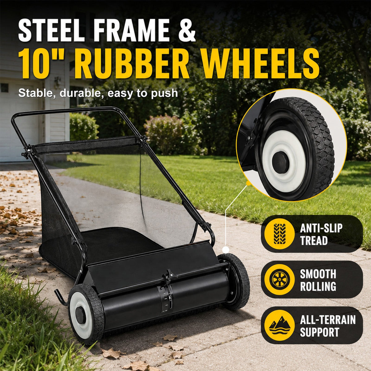 26-Inch Push Lawn Sweeper, photo 6 of 8