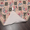 5'9" x 8'9" Hand Woven Traditional French Aubusson Needlepoint Area Rug Apricot