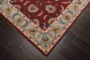 5' x 8' Handmade 100% Wool Traditional Oriental Area Rug Plum