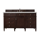 James Martin Brittany 60" Single Bathroom Vanity, Burnished Mahogany