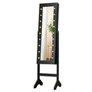 Mirrored Jewelry Cabinet Armoire Organizer w/ LED lights by LJGDeals