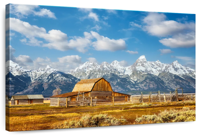 Teton Range Moulton Barn Wall Art