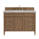 James Martin Brittany 48" Single Bathroom Vanity, Pecan