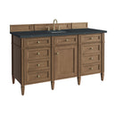 James Martin Brittany 60" Single Bathroom Vanity, Pecan