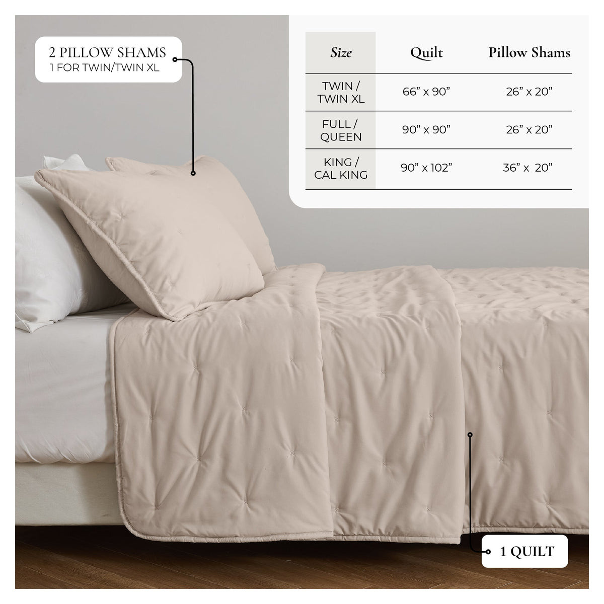 Dot Stitched Quilt Set - Dot-Hemmed Collection, photo 10 of 18