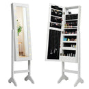 Mirrored Jewelry Cabinet Armoire Organizer w/ LED lights by LJGDeals