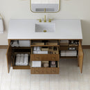 James Martin Hudson 60" Single Bathroom Vanity, Honey Oak