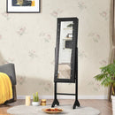 Mirrored Jewelry Cabinet Armoire Organizer w/ LED lights by LJGDeals