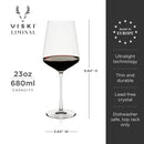Liminal Universal Wine Glasses, Set of 4 by Viski