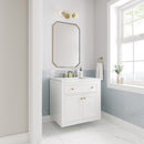 James Martin Chicago 30" Single Bathroom Vanity, Glossy White