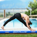 10 Feet Inflatable Gymnastic Tumbling Mat with Electric Pump by LJGDeals