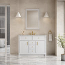 James Martin Bellshire 48" Single Bathroom Vanity, Bright White