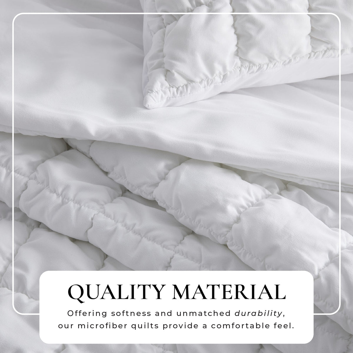 Puff Marshmallow Texture Quilt Set - Marshmallow Collection, photo 2 of 11