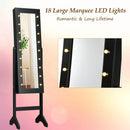 Mirrored Jewelry Cabinet Armoire Organizer w/ LED lights by LJGDeals