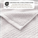 Turkish Cotton Ribbed 6-Piece Bath Towel Set - Georgiana Collection by Great Bay Home