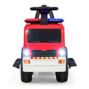 Kids 6V Battery Powered Electric Ride On Fire Truck by LJGDeals