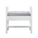 James Martin Addison 24.5" Bench, Glossy White