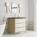 James Martin Celeste 36" Single Bathroom Vanity, Sunwashed Oak with Embossed Shagreen Drawer Fronts