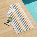 Oversized Striped Border Cabana Beach Towel - Santa Cruz